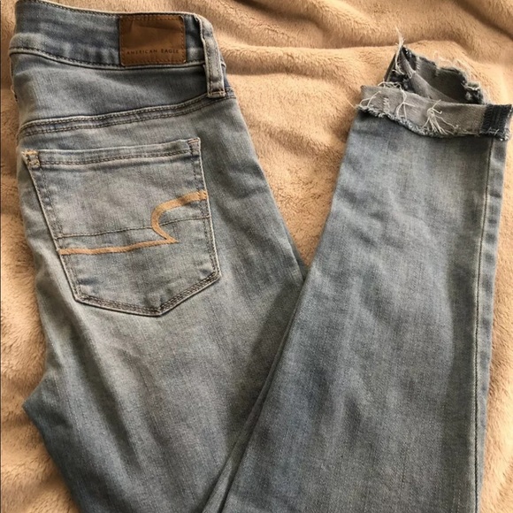 AmericN Eagle jeggings size 4, cropped - Picture 1 of 5